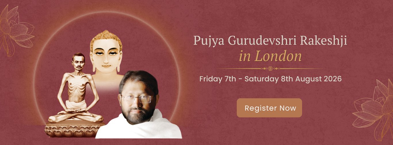 Pujya Gurudevshri Rakeshji in London — 7 & 8 August 2026